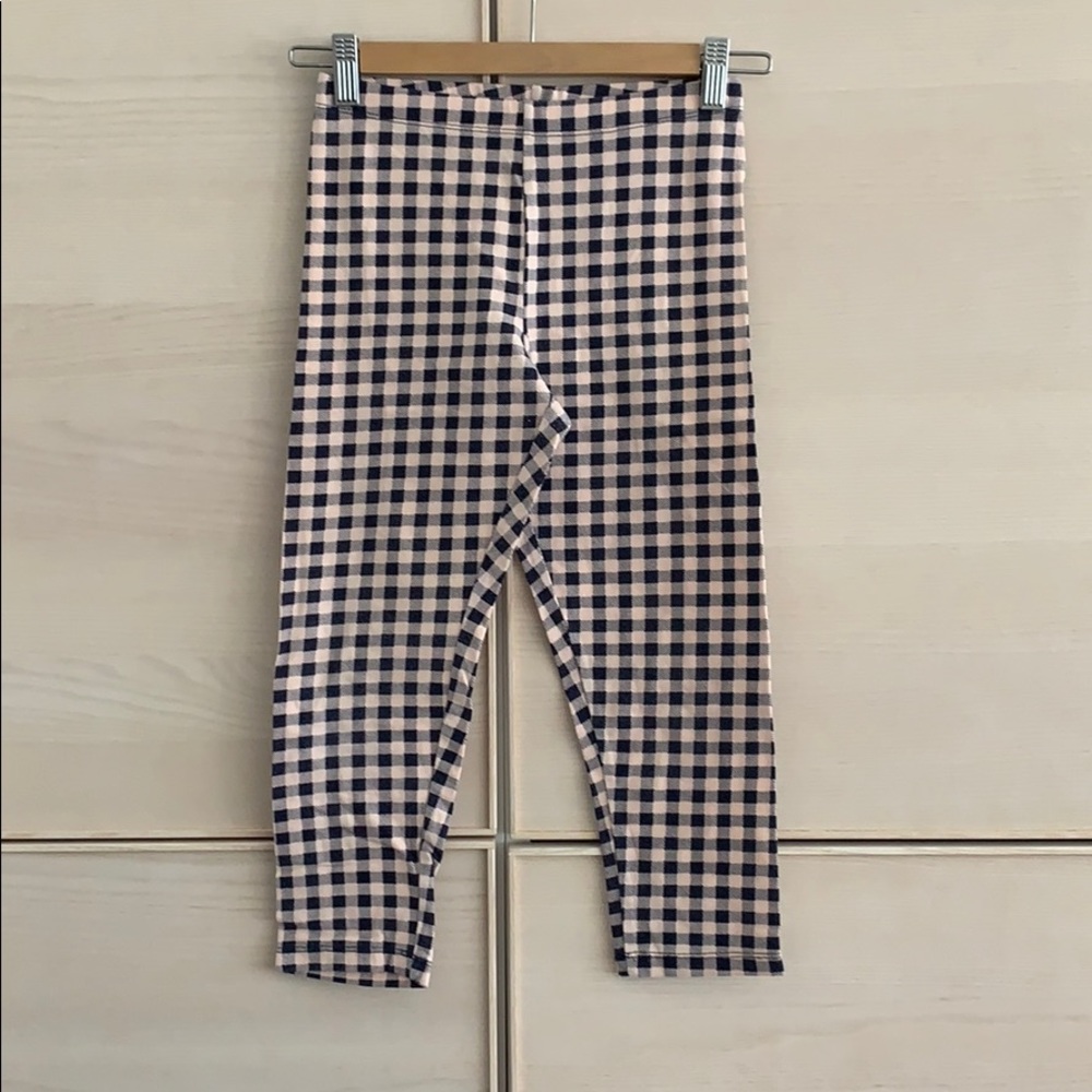 Cross heck pattern 3/4 leggings